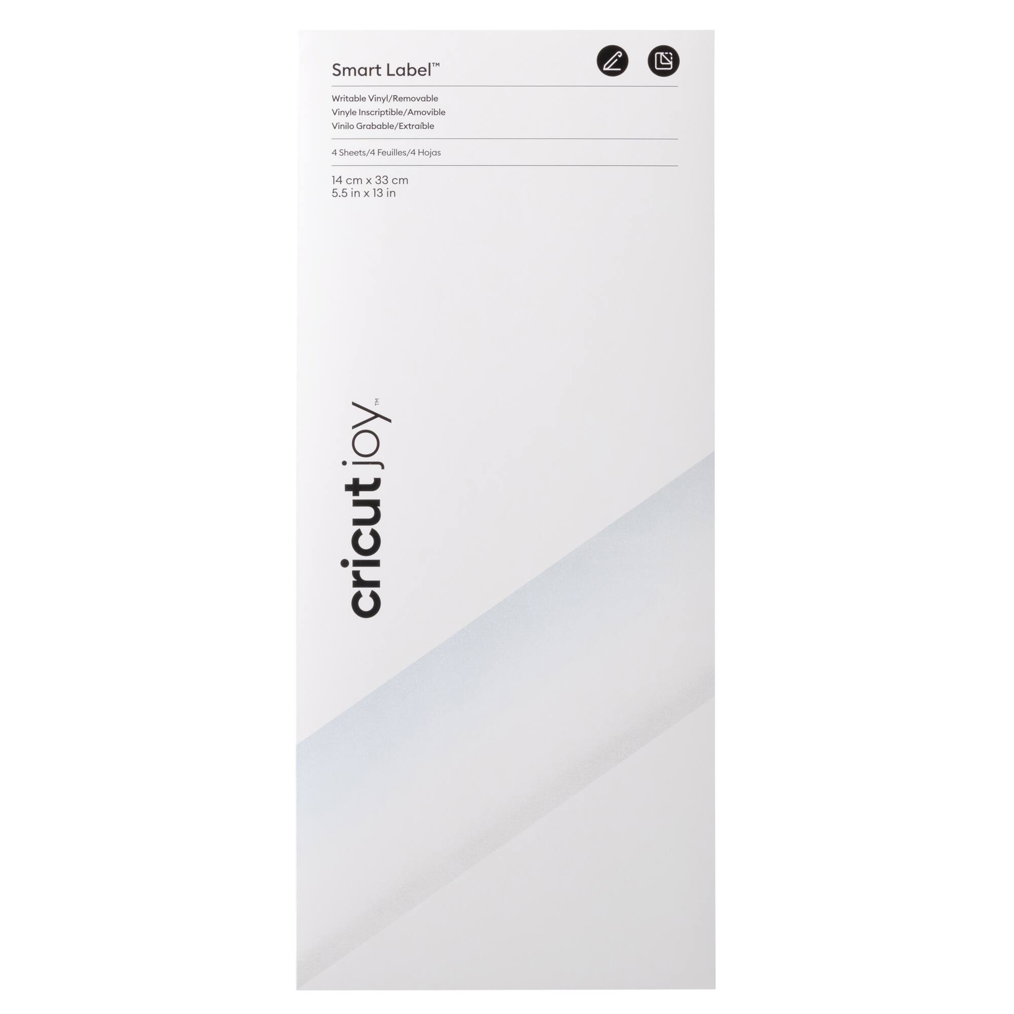 Cricut Joy™ Smart Label™ Removable Writable Vinyl, Transparent